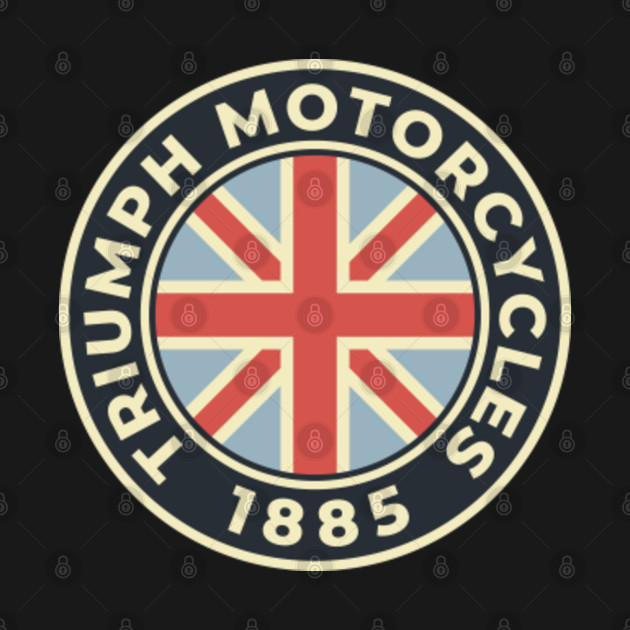 Triumph Motorcycles - 1885 - Custom Vintage Logo - Triumph - T-Shirt