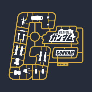 RX 78 2 gundam Gunpla 40th anniversary logo T-Shirt