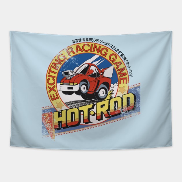 Hot Rod Tapestry by Slippytee