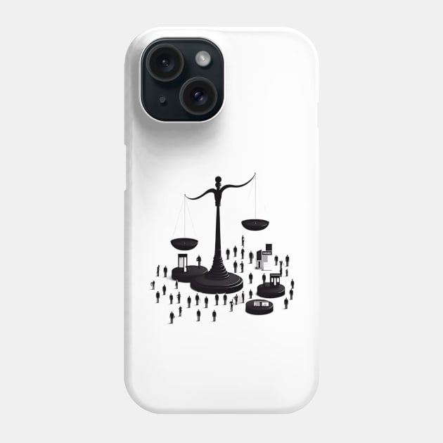 Balance Phone Case by www.TheAiCollective.art