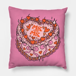 Mr. and Mr. Cake Pillow