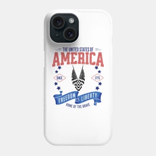 Patriotic United States Flag for Freedom and Liberty Phone Case