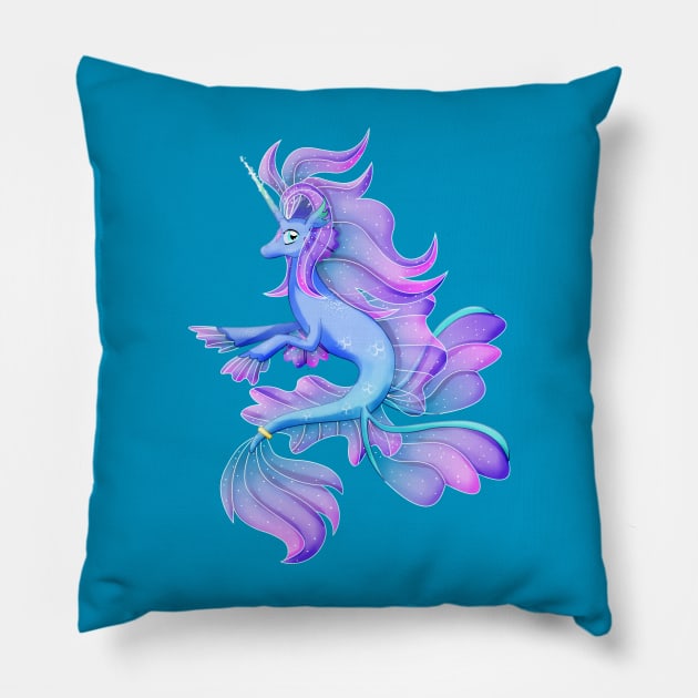 Hippocampus Pillow by jotakaanimation