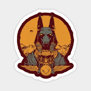 Anubis Rising - Ancient Egyptian God Mythology Magnet
