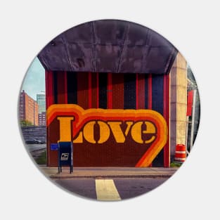 Love Street Art Graffiti Dumbo Brooklyn NYC Pin