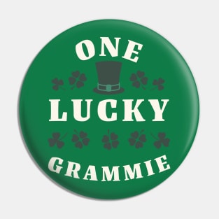 One Lucky Grammie St Patricks Day Pin