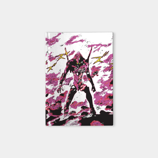 Eva 01 Berserk Manga Evangelion Eva 01 Berserk Manga Edition Evangelion Notebook Teepublic teepublic