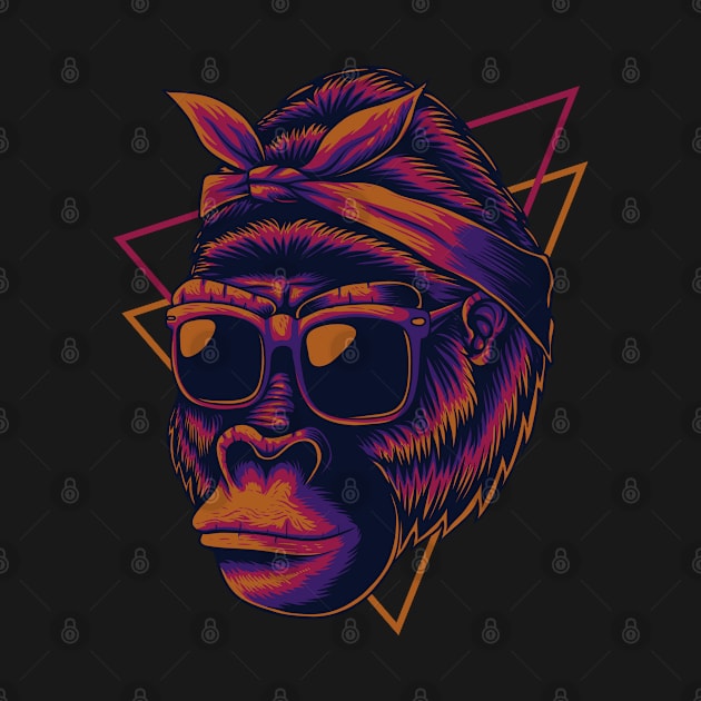 Mother Gorilla Eyeglasses by YousifAzeez