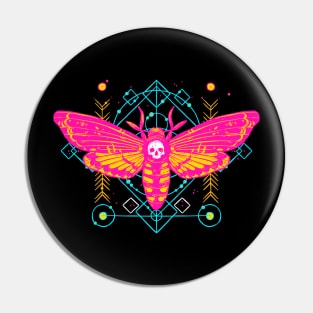 Sacred Skull Moth Pin