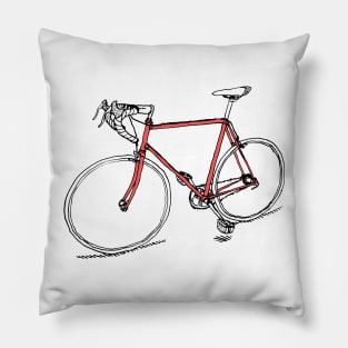 Red Bike Pillow