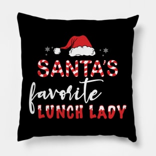 Santa's Favorite Lunch Lady Pillow