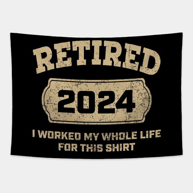 retired-2024 Tapestry by lisiousmarcels