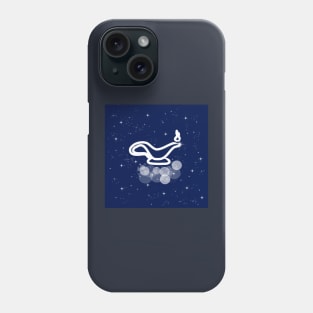 magic lamp, fairy tale, fabulous, magic, night, technology, light, universe, cosmos, galaxy, shine, concept, illustration Phone Case