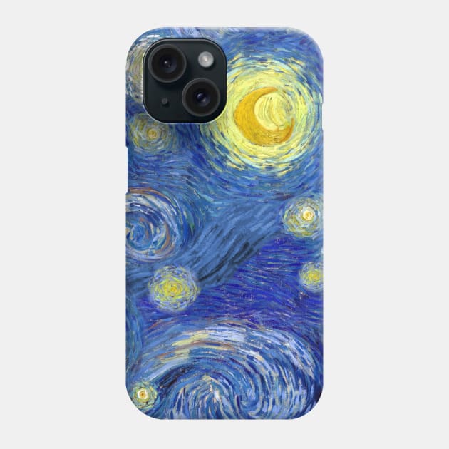 Starry Night Pattern - Van Gogh Phone Case by MulletHappens