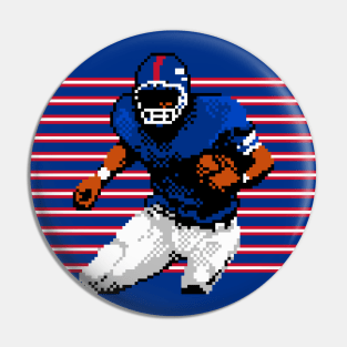 New York Pixel Running Back Pin