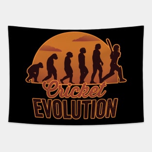 Cricket Evolution - Cricket Graphic Tapestry