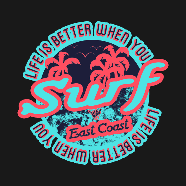 Surf East Coast for surfer by LiquidLine