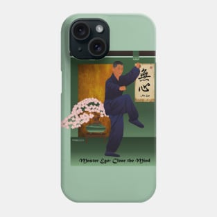 No Ego, blue Tai Chi Phone Case