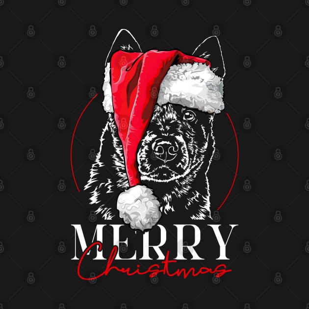 Funny Santa Australian Cattle Dog Merry Christmas dog mom by wilsigns