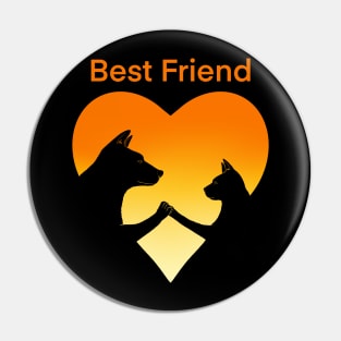 Dog an cat best friend love Pin