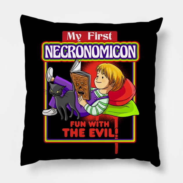 My first Necronomicon Fun with the Evil Witchcraft Pillow by Juandamurai