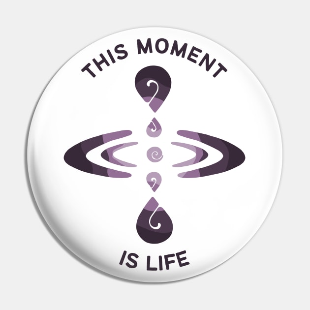 Mindfulness Symbol Pin by Slightly Unhinged