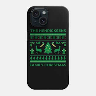 Family Christmas in Green 🎄 Merry Christmas Phone Case