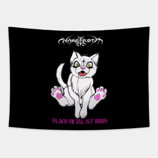 black metal ist paws Tapestry