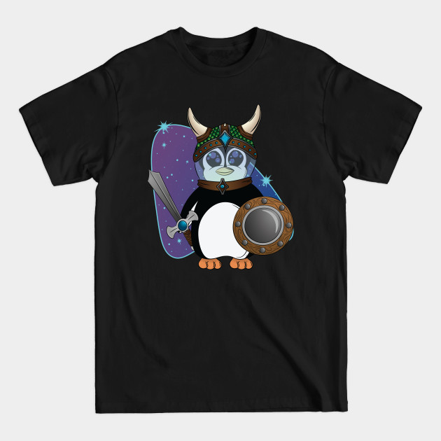 Disover Viking Space Penguin - Penguin - T-Shirt