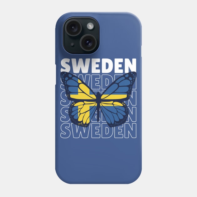 I Love Sweden // Swedish Flag // Swedish Pride Phone Case by SLAG_Creative