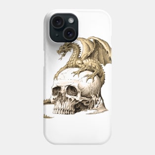 Dragon and Skull Phone Case