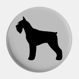 Giant Schnauzer Silhouette Pin