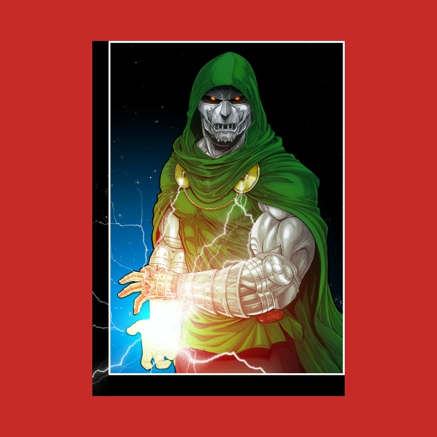 DR DOOM (PENCILS) by LeviCleemanArt