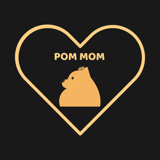 Pomeranian Mom by Art By Mojo