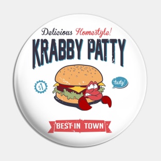 Crab Patty Gourmet Pin