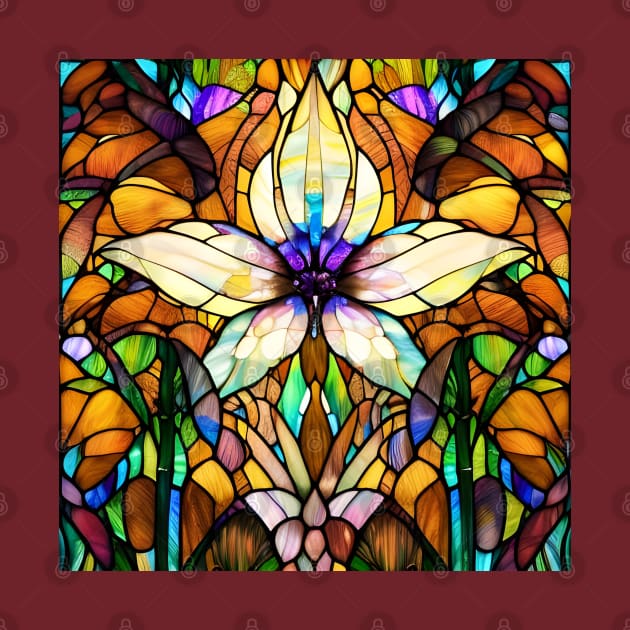 Stained Glass Lily by Chance Two Designs