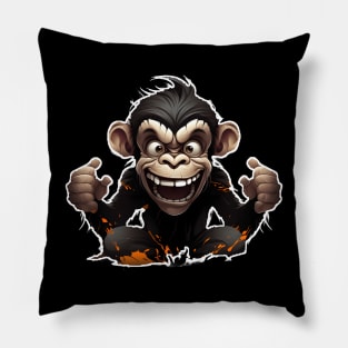 Funny Chimp Lovers Gift Pillow