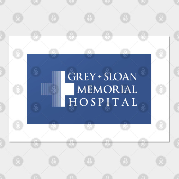 Grey + Sloan Memorial Hospital Logo | White Print - Grey Sloan ...