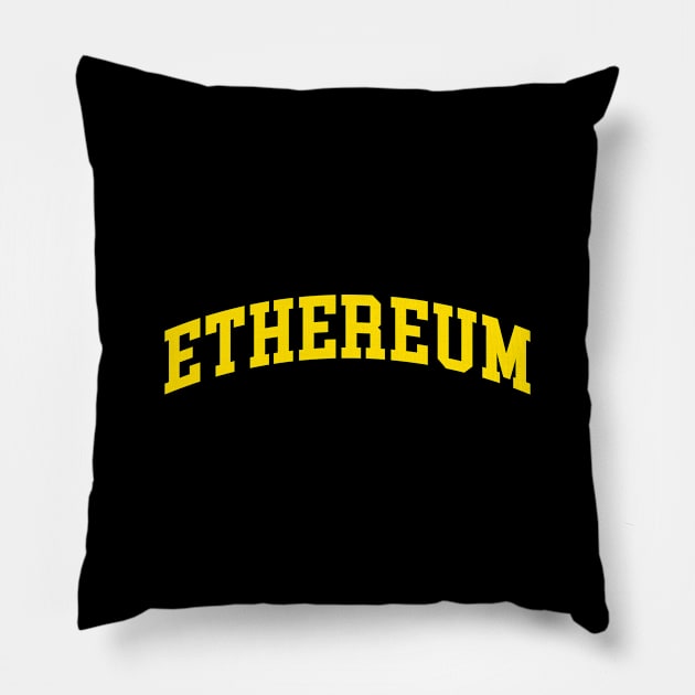 Ethereum Pillow by monkeyflip