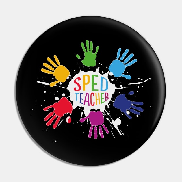 SPED Special Education Teacher educators gift Pin by MrTeee
