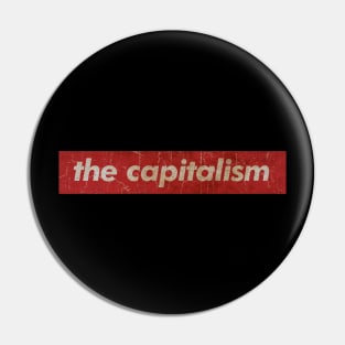 the capitalism - SIMPLE RED VINTAGE Pin