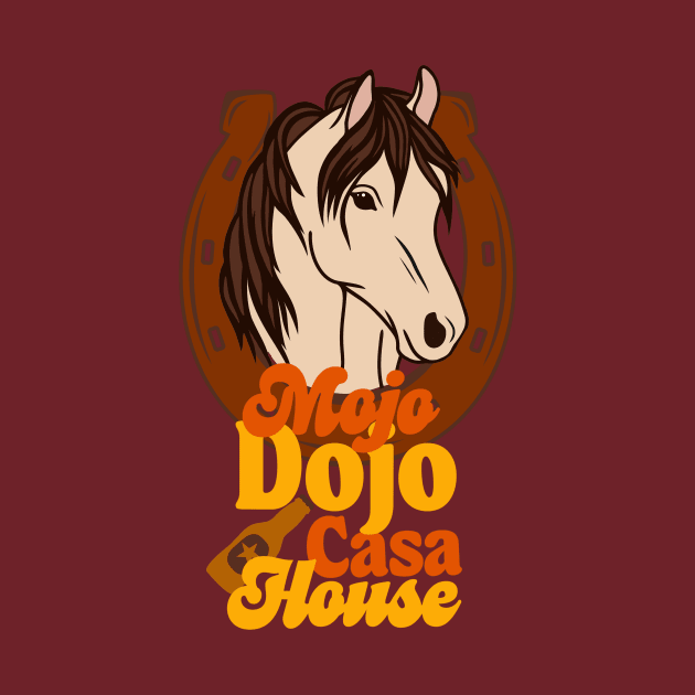 Ken’s Mojo Dojo Casa House with horse. by Midnight Pixels