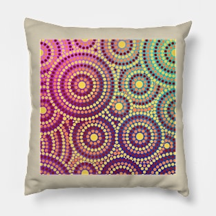 Awesome Aboriginal Dot Art Pillow