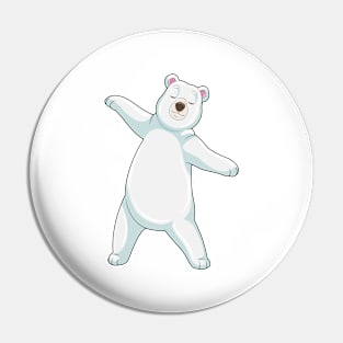 Polar bear at Yoga Fitness in Standing Pin