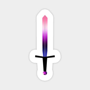 Genderfluid Sword Magnet