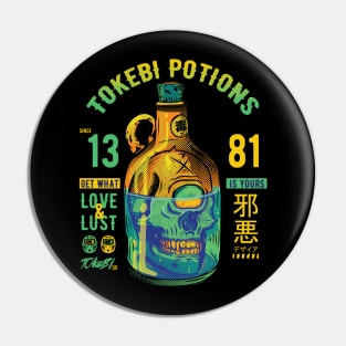 Tokebi Love Potion Skull Pin