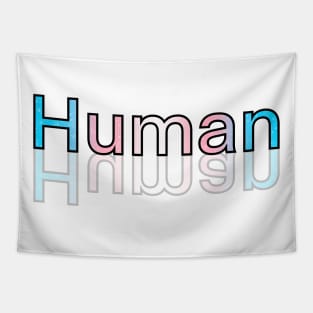 Human (Trans pride version) Tapestry