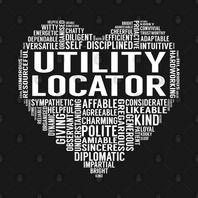 Utility Locator Heart by LotusTee