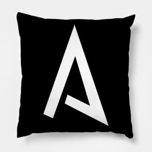 A – Greek Mythology - White Letter A Pillow