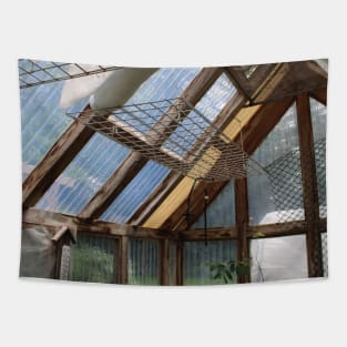 Inside of a Greenhouse Tapestry